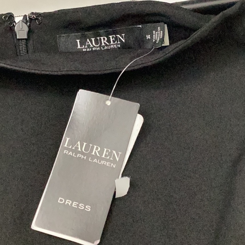 Ralph Lauren Crepe Off The Shoulder Dress - Picture 8 of 12